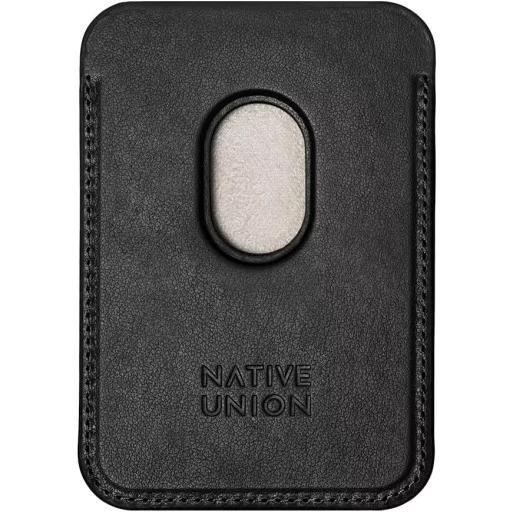 Portofel magnetic Native Union Re Classic MagSafe pentru iPhone, Negru