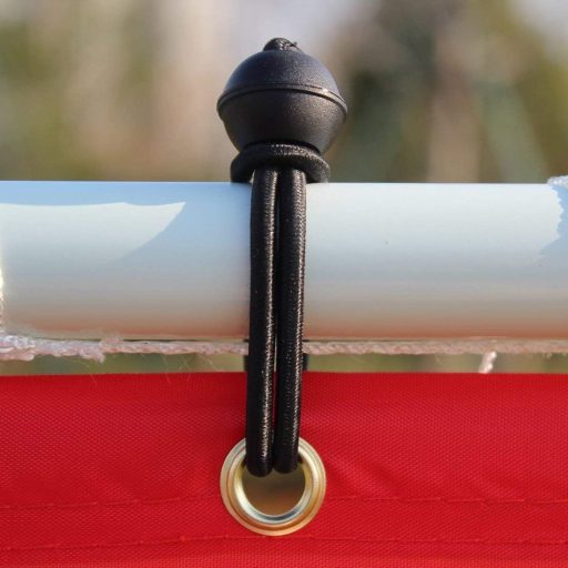 FUNJEPE Hordozható Futballkapu Rozsdamentes Acél Hálóval Szélálló Táskával