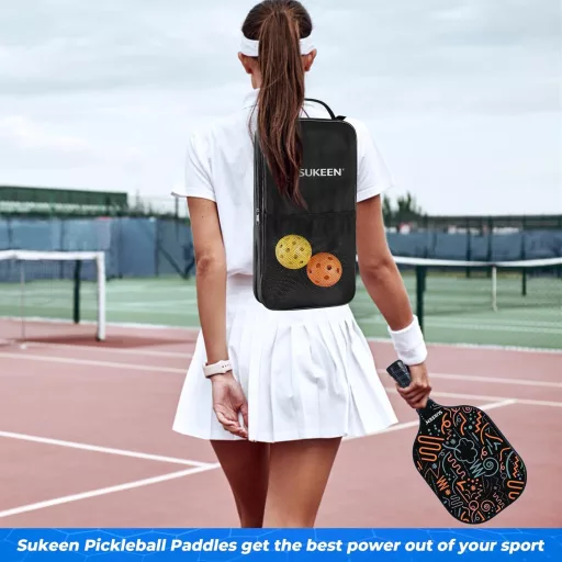 Sukeen Pickleball Ütő Szett 2 db Üvegszál Felülettel Férfiaknak és Nőknek