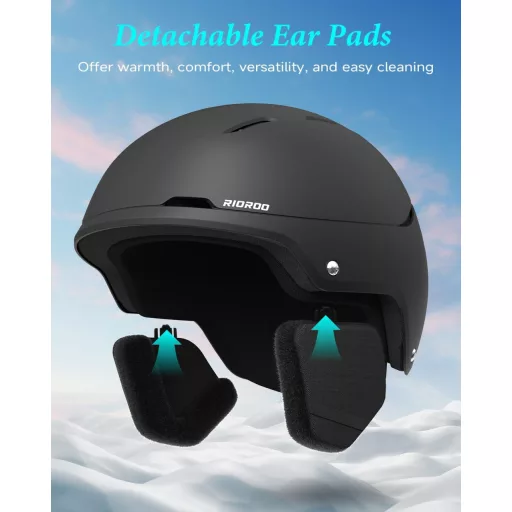 Cască de schi Unisex RIOOROO Mărime Ajustabilă Ventilație Protecție Urechi Snowboard