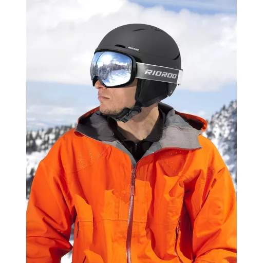 Cască de schi Unisex RIOOROO Mărime Ajustabilă Ventilație Protecție Urechi Snowboard