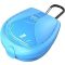 Modrý chránič na zuby v puzdre - Priedušný, z ABS materiálu