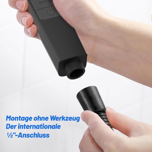 VEHHE 7 funkciós zuhanyfej esőzuhanyzó vízspórlóval és nyomásfokozóval