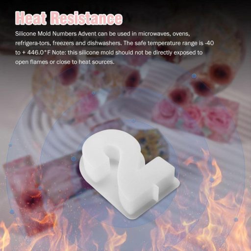 Silikonski kalupi za brojeve 1-4 - Za blagdansko pečenje i ukrašavanje