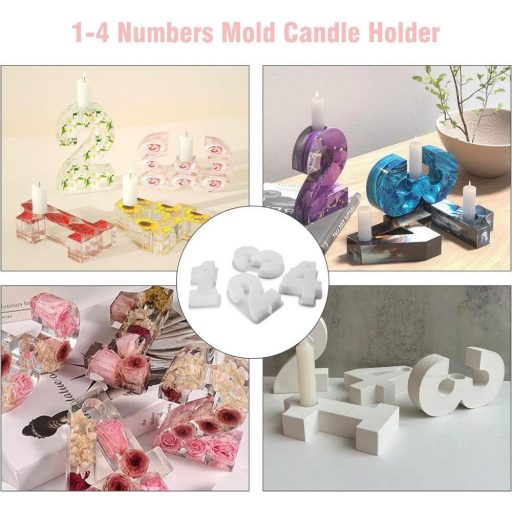 Silikonski kalupi za brojeve 1-4 - Za blagdansko pečenje i ukrašavanje