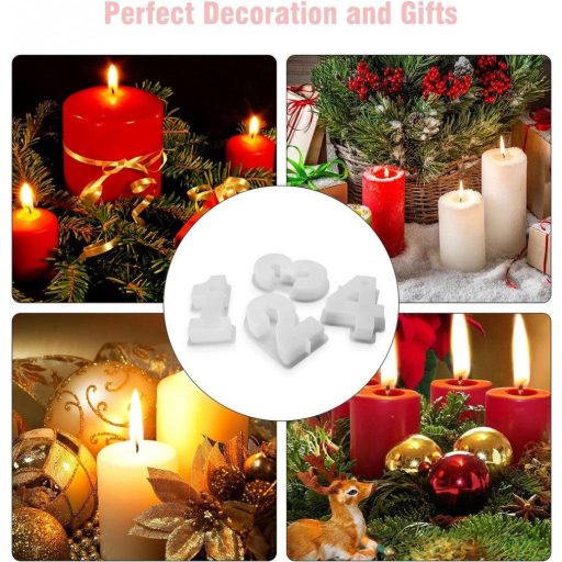 Silikonski kalupi za brojeve 1-4 - Za blagdansko pečenje i ukrašavanje