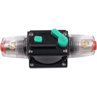   CGEAMDY Držiak poistky do auta 50A s automatickým resetom 12V-48V