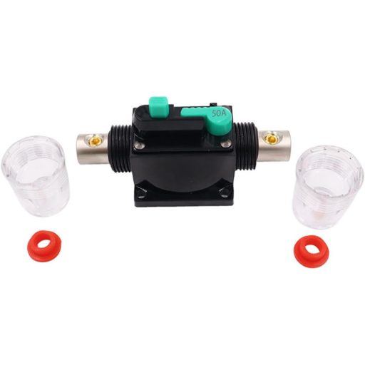 CGEAMDY Držiak poistky do auta 50A s automatickým resetom 12V-48V