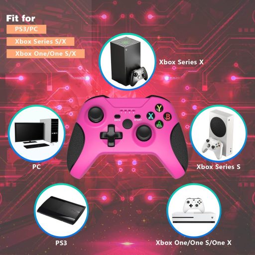 Bezdrôtový herný ovládač DYONDER kompatibilný s PC/PS3 s lineárnou spúšťou