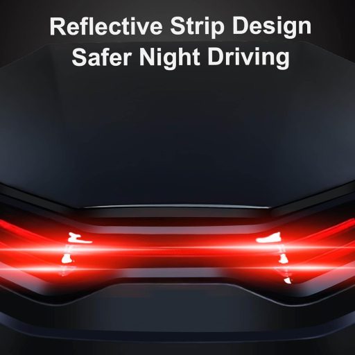 LGVOA Motorkerékpár Felső Doboz Vízálló Sisak Tárolóval és Biztonsági Zárral