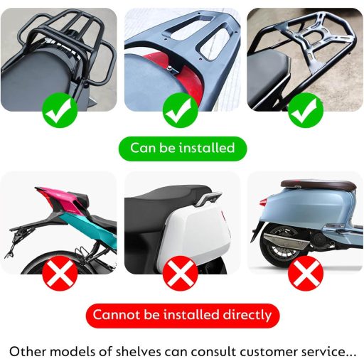 LGVOA Motorkerékpár Felső Doboz Vízálló Sisak Tárolóval és Biztonsági Zárral