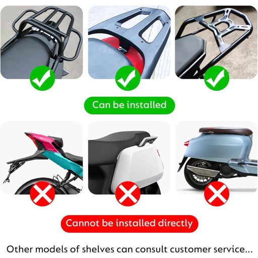 LGVOA Motorkerékpár Felső Doboz Vízálló Sisak Tárolóval és Biztonsági Zárral