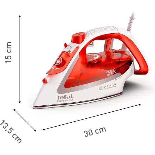 Tefal FV5738 Easygliss Plus gőzvasaló 2800W, 230g/min gőzlökés, 3 gőzózóna
