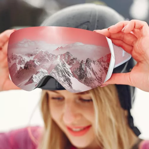 CARFIA Síszemüveg Szemüvegeseknek UV400 Védelem Páramentesítő Snowboard