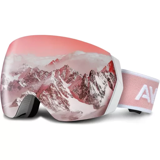 CARFIA Síszemüveg Szemüvegeseknek UV400 Védelem Páramentesítő Snowboard