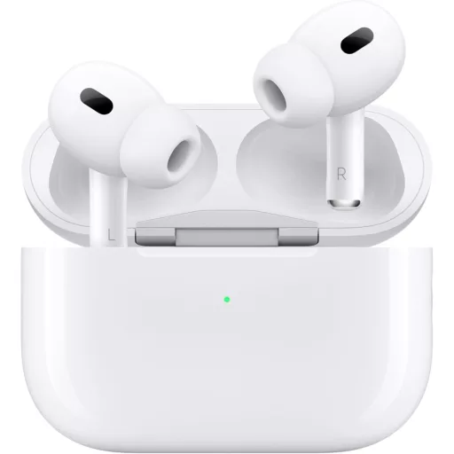 Apple AirPods Pro 2 vezeték nélküli fülhallgató, aktív zajszűrés, hallásegészségügyi funkció, USB-C töltés