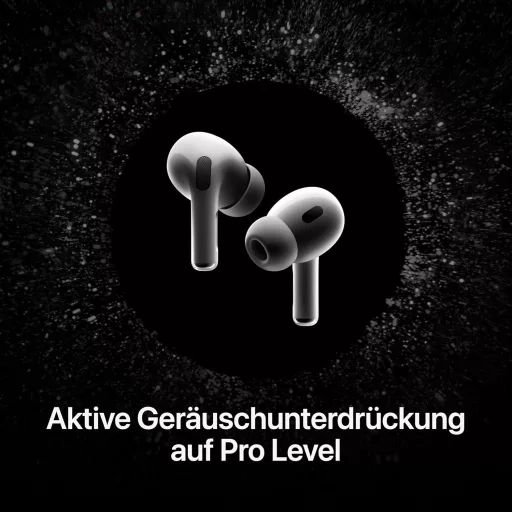 Apple AirPods Pro 2 vezeték nélküli fülhallgató, aktív zajszűrés, hallásegészségügyi funkció, USB-C töltés