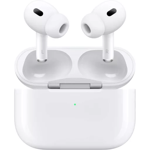 Apple AirPods Pro 2 vezeték nélküli fülhallgató, aktív zajszűrés, hallásegészségügyi funkció, USB-C töltés