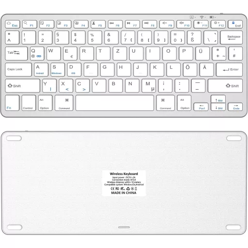 KARFUN Bluetooth Billentyűzet Vezeték Nélküli iPad iPhone Laptop Android iOS