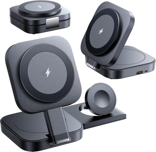 3 az 1-ben MagSafe töltőállomás iPhone, Apple Watch és AirPods készülékekhez