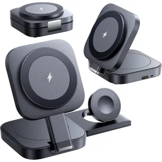   3 az 1-ben MagSafe töltőállomás iPhone, Apple Watch és AirPods készülékekhez