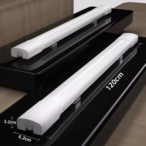 LED kúpeľňové svietidlo Modlicht 120 cm 36 W 5000 K vodotesné IP65 biele