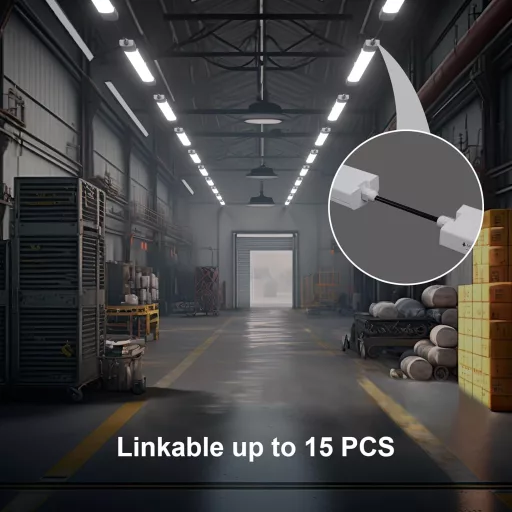 Modlicht LED fürdőszobai lámpa 120cm 36W 5000K vízálló IP65 fehér