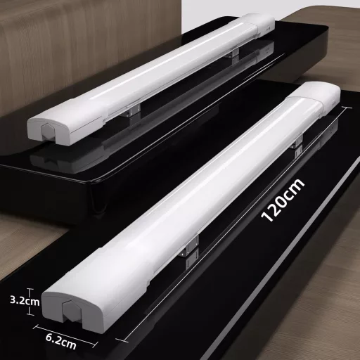 Modlicht LED fürdőszobai lámpa 120cm 36W 5000K vízálló IP65 fehér