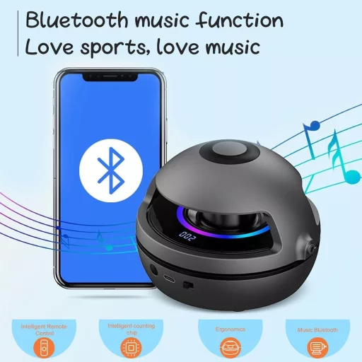 EPROICKS Elektronikus Ugrókötél Bluetooth LED Kijelzővel és Távirányítóval