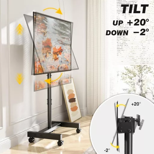 TVON Mobil TV Állvány Kerekekkel 13-50" Plasma/LCD/LED Tévéhez