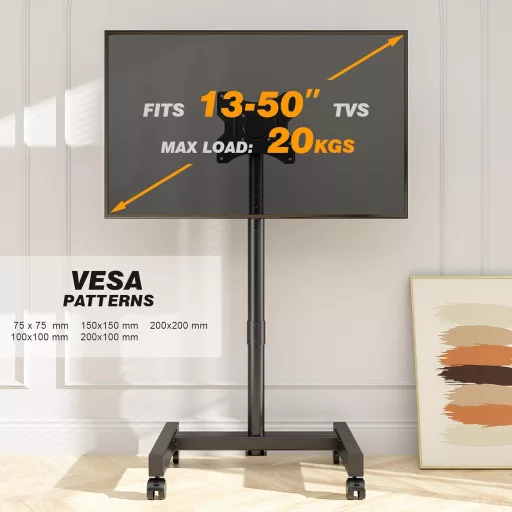 TVON Mobil TV Állvány Kerekekkel 13-50" Plasma/LCD/LED Tévéhez