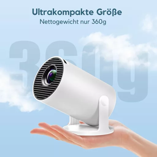 AKIYO O2 Mini Projektor 1080P Android 11 WiFi 6 Bluetooth 5.2 Otthoni Vetítő