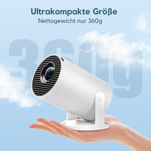 AKIYO O2 Mini Projektor 1080P Android 11 WiFi 6 Bluetooth 5.2 Kućni Projektor