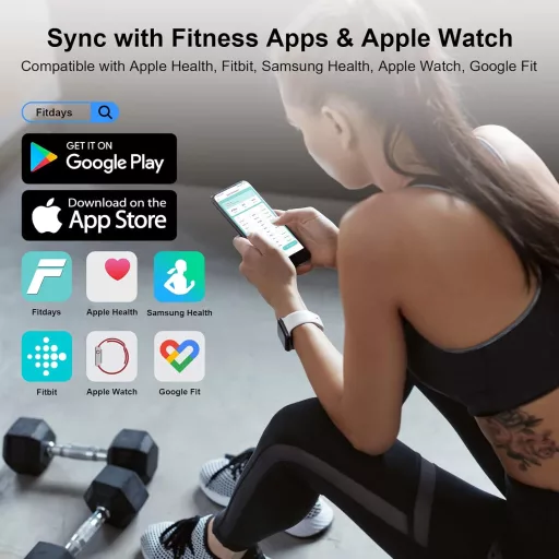 Osobná diagnostická váha Healthkeep s analýzou zloženia tela, 15 funkciami, meraním srdcového tepu, BMI a aplikáciou pre iOS a Android
