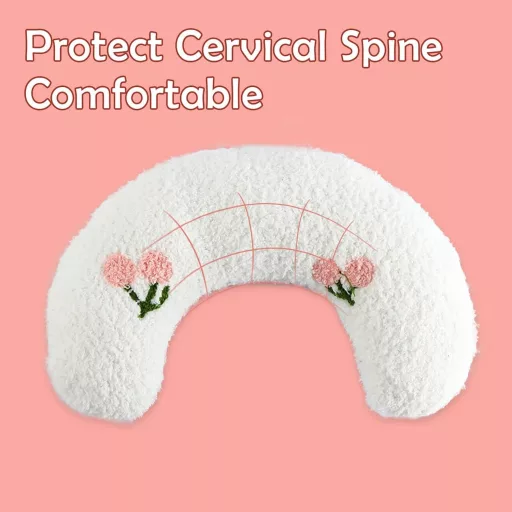 DENTRUN bijeli plišani jastuk-igračka za pse i mačke s mačjom metvicom