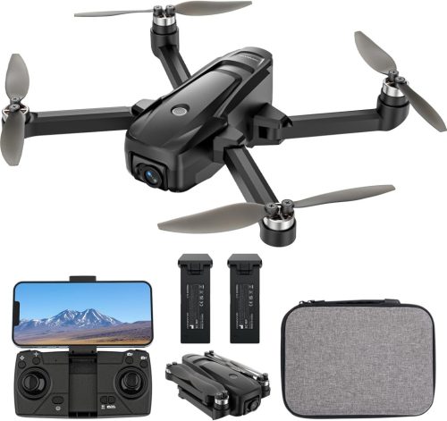 HANNVIW H330 Drón 4K UHD Kamerával, 5G WiFi FPV, Kefementes Motor, 30 Perc Repülési Idő, 2 Akkumulátor, Optikai Áramlás, Magasságtartás