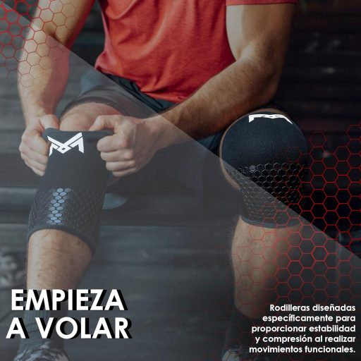 MERCURYAL 5mm Neoprén Térdvédő Crossfit Edzéshez Férfiaknak Nőknek