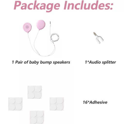 Tyenaza Terhességi Zenehallgatás Fejhallgató, Babaszóró Hangszóró Magzattal Kapcsolathoz