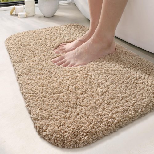 Covor antiderapant pentru baie DEXI 60x110 cm - Lavabil, absorbant, din microfibră, pentru ieșirea din duș, cadă, chiuvetă