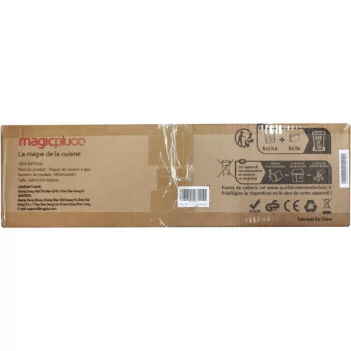 Magicplux 4 égős beépíthető gázfőzőlap 60 cm, városi és palackos gáz, 7800W