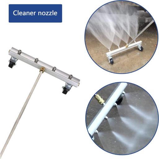 XCSJ 4 db Nagynyomású Mosó Fúvóka Vízsöprűhöz és Alvázhoz - 65° Szórási Szög, 1,1 mm Nyílás, 1/4" BSPT Menettel, Rozsdamentes Acél