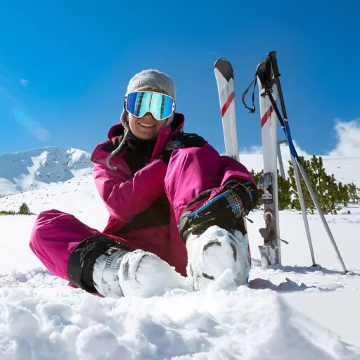 EXP VISION Síszemüveg szett szülő-gyerek párnak, UV védelem, páramentes snowboard szemüveg