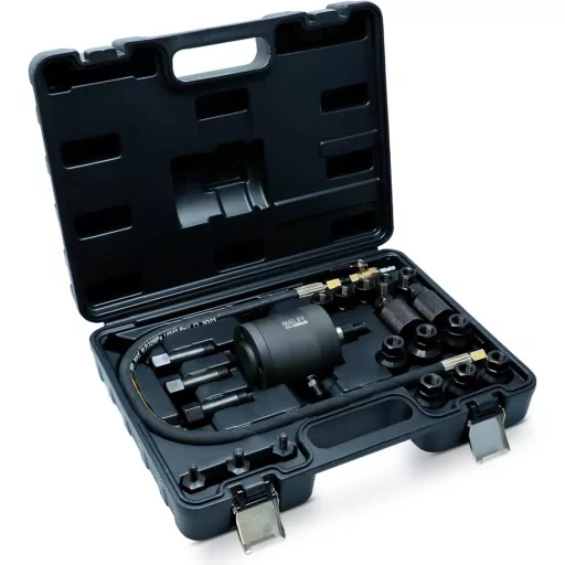 CCLIFE 21 részes diesel injektorszedő pneumatikus adapter Bosch Delphi Denso