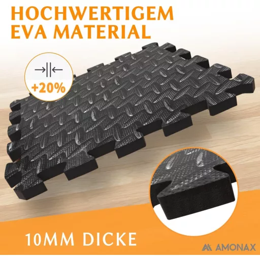 Amonax Puzzle Protecție Podea Burete Covoraș Fitness Pentru Antrenament Acasă