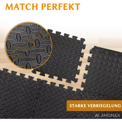 Amonax Puzzle Szivacs Padlóvédő Fitness Tornaszőnyeg Otthoni Edzéshez
