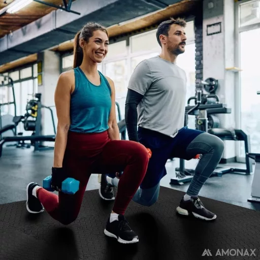 Amonax Puzzle Szivacs Padlóvédő Fitness Tornaszőnyeg Otthoni Edzéshez