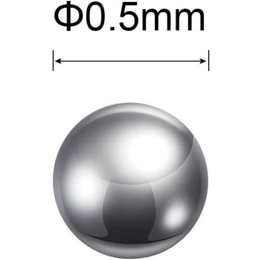 sourcing map 2000 ks 0,5 mm nerezové guličky G100 presné ložisko