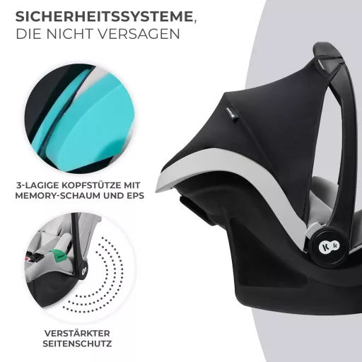 Kinderkraft Mink Pro i-Size Autóülés 40-75 cm Szürke ISOFIX Nélkül