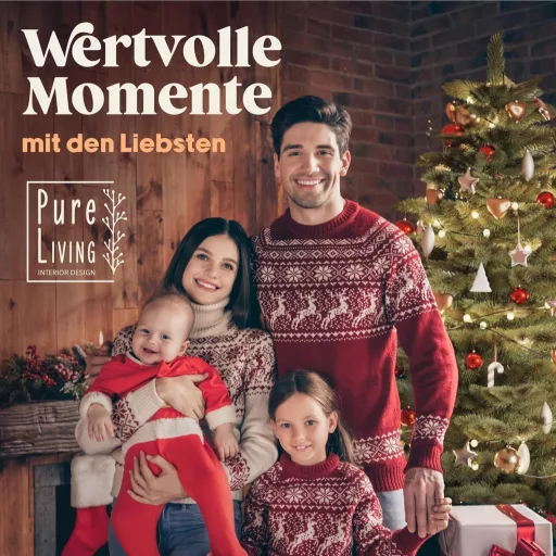 Pure Living Premium Műfenyő 120 cm - Élethű Karácsonyfa Fa Állvánnyal és Tárolózsákkal - Sűrű Ágak, Lángálló, Könnyen Összeszerelhető