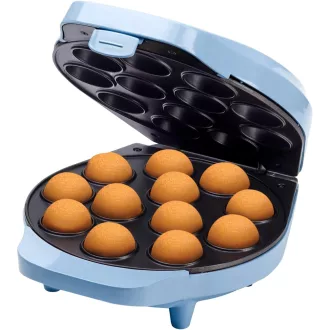   Bestron 700W Retro Cake Pop Készülék Kék Antilengő Bevonattal és Kiegészítőkkel